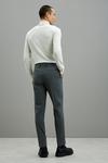 Burton Slim Fit Grey Texture Suit Trousers thumbnail 3