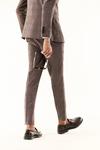 Burton Super Skinny Fit Brown Highlight Check Suit trousers thumbnail 2
