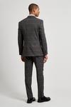 Burton Tailored Fit Brown Saddle Check Suit Trousers thumbnail 3