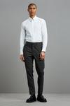 Burton Slim Fit Grey Saddle Check Suit Trousers thumbnail 2