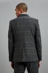Burton Slim Fit Grey Saddle Check Jacket thumbnail 3