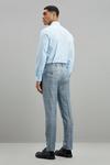 Burton Light Blue Pow Check Slim Fit Suit Trouser thumbnail 3