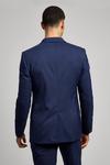 Burton Navy Highlight Check Skinny Fit Suit Jacket thumbnail 3