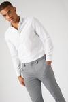 Burton Grey Stepweave Skinny Fit Suit Trouser thumbnail 4