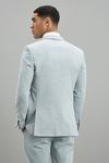 Burton Slim Fit Light Grey Marl Texture Jacket thumbnail 3