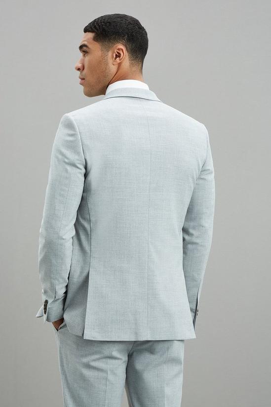 Burton Slim Fit Light Grey Marl Texture Jacket 3