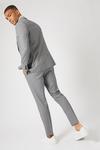 Burton Skinny Fit Grey Step Weave Suit Jacket thumbnail 3