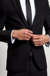 Burton Super Skinny Black Bi-stretch Suit Jacket thumbnail 5