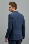 Burton Super Skinny Fit Blue Bi-Stretch Suit Jacket thumbnail 3