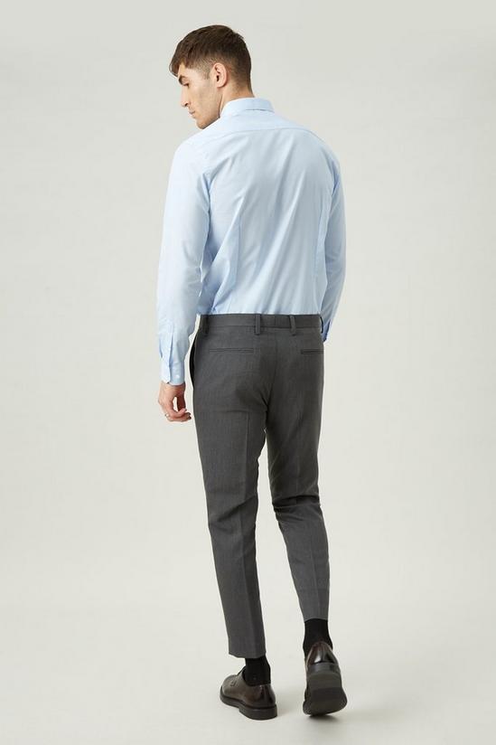 Burton Super Skinny Fit Crop Charcoal Bi-stretch Suit Trousers 3