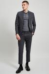 Burton Charcoal Skinny Bi-stretch Suit Jacket thumbnail 2