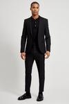 Burton Super Skinny Crop Fit Black Bi-stretch Suit Trousers thumbnail 2
