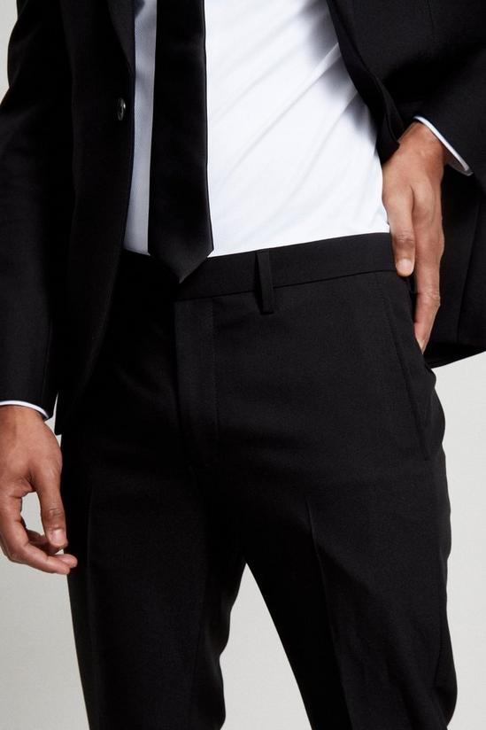Burton Super Skinny Crop Fit Black Bi-stretch Suit Trousers 5