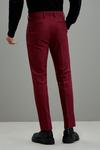 Burton Super Skinny Fit Berry Bi-stretch Crop Suit Trousers thumbnail 3