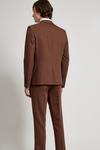 Burton Skinny Fit Brown Crop Bi-stretch Suit Trousers thumbnail 3
