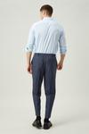 Burton Relaxed Tapered Fit Blue Bi-stretch Suit Trousers thumbnail 3