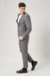 Burton Grey Stripe Skinny Fit Suit Jacket thumbnail 2