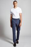 Burton Slim Fit Blue Bi-stretch Suit Trousers thumbnail 2