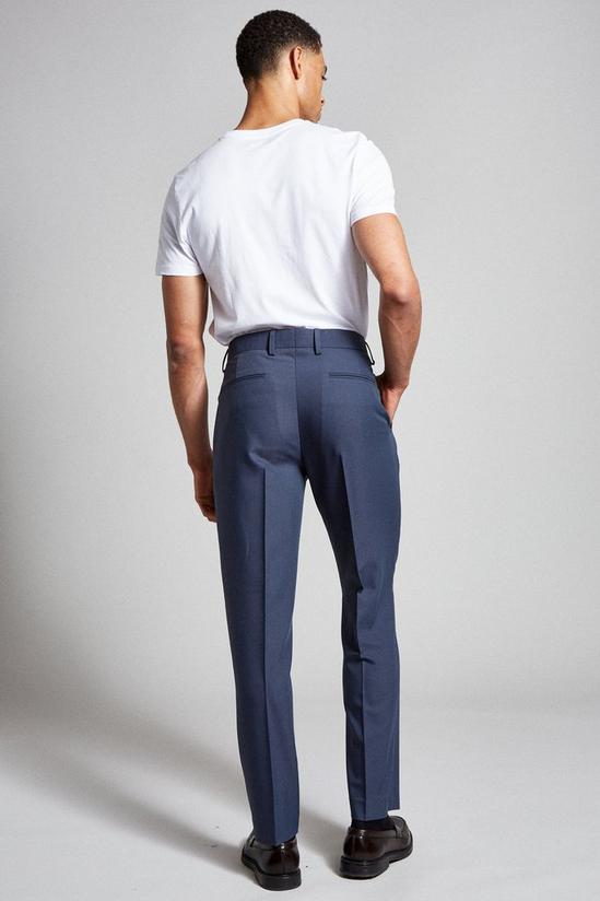 Burton Slim Fit Blue Bi-stretch Suit Trousers 3