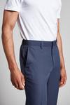 Burton Slim Fit Blue Bi-stretch Suit Trousers thumbnail 5
