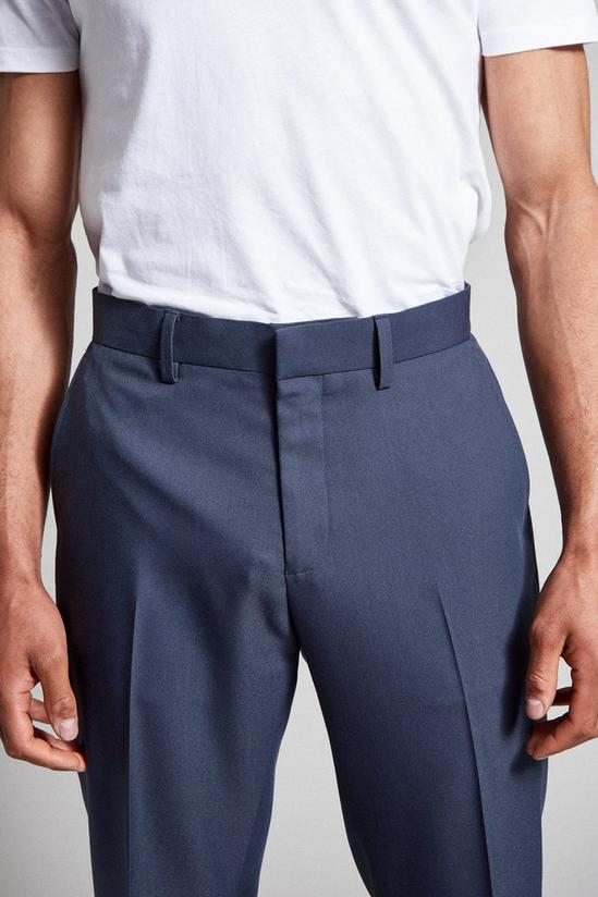 Burton Slim Fit Blue Bi-stretch Suit Trousers 6