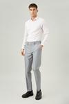 Burton Slim Fit Grey Bi-stretch Suit Trouser thumbnail 1