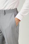 Burton Slim Fit Grey Bi-stretch Suit Trouser thumbnail 4