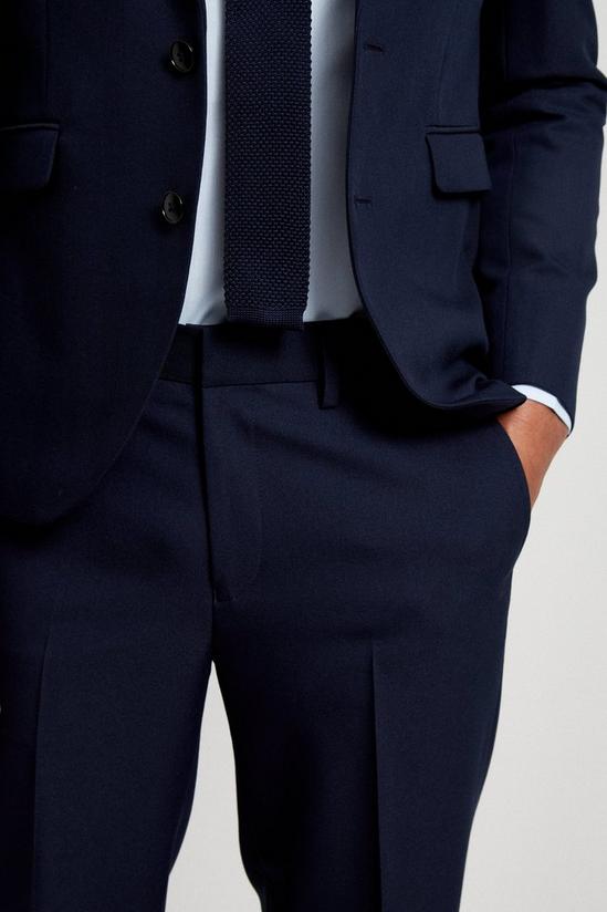 Burton Skinny Crop Fit Navy Bi-stretch Suit Trouser 4