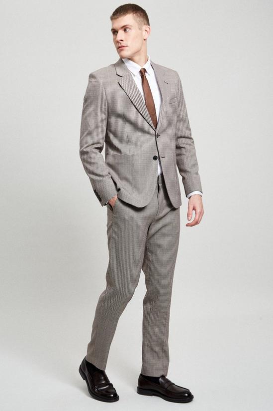 Burton Slim Fit Multi Dogtooth Half Lined Suit Jacket 2