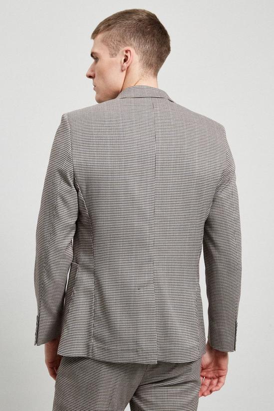 Burton Slim Fit Multi Dogtooth Half Lined Suit Jacket 3