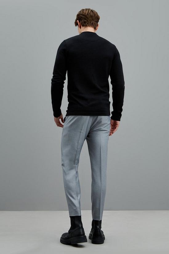 Burton Super Skinny Fit Grey Bi-stretch Crop Suit Trousers 3