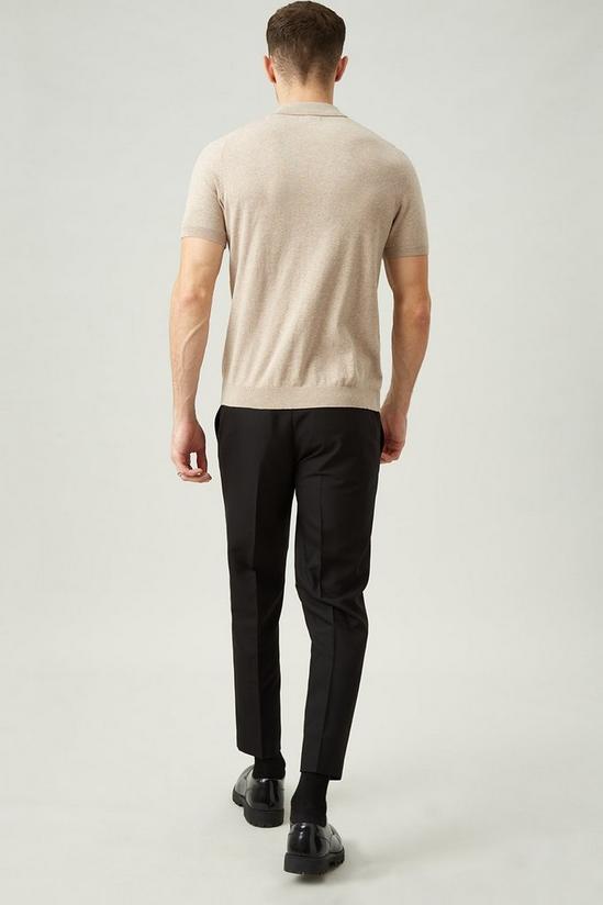 Burton Skinny Crop Fit Black Bi-stretch Suit trousers 3