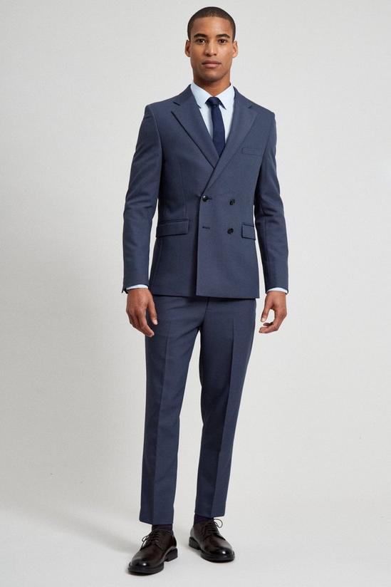 Burton Blue Skinny Crop Bi-stretch Suit Trouser 1
