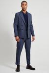 Burton Blue Skinny Crop Bi-stretch Suit Trouser thumbnail 2