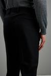 Burton Relaxed Tapered Fit Black Bi-stretch Suit Trousers thumbnail 4