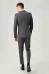 Burton Super Skinny Fit Charcoal Bi-Stretch Suit Jacket thumbnail 3