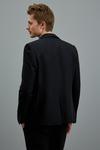 Burton Skinny Fit Black Bi-Stretch Suit Jacket thumbnail 3