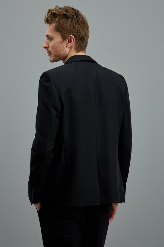 Burton Skinny Fit Black Bi-Stretch Suit Jacket 3