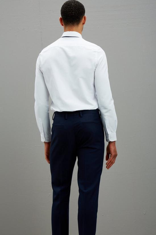 Burton Super Skinny Fit Navy Bi-Stretch Crop Suit Trousers 5