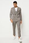 Burton Slim Fit Multi Coloured Dogtooth Suit Jacket thumbnail 1