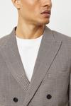 Burton Slim Fit Multi Coloured Dogtooth Suit Jacket thumbnail 6