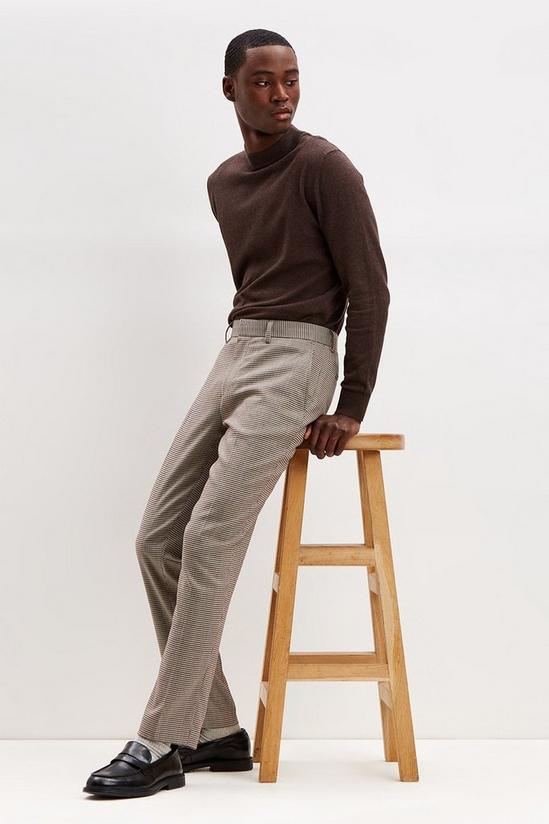 Burton Slim Fit Multi Dogtooth Suit Trousers 2