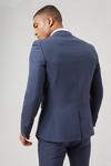Burton Super Skinny Fit Blue Double Breasted Suit Jacket thumbnail 3