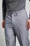 Burton Relaxed Tapered Fit Grey Bi-stretch Suit Trousers thumbnail 4