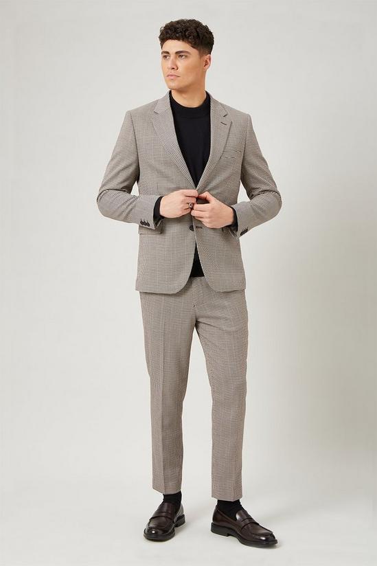 Burton Skinny Fit Multi Dogtooth Suit Jacket 2