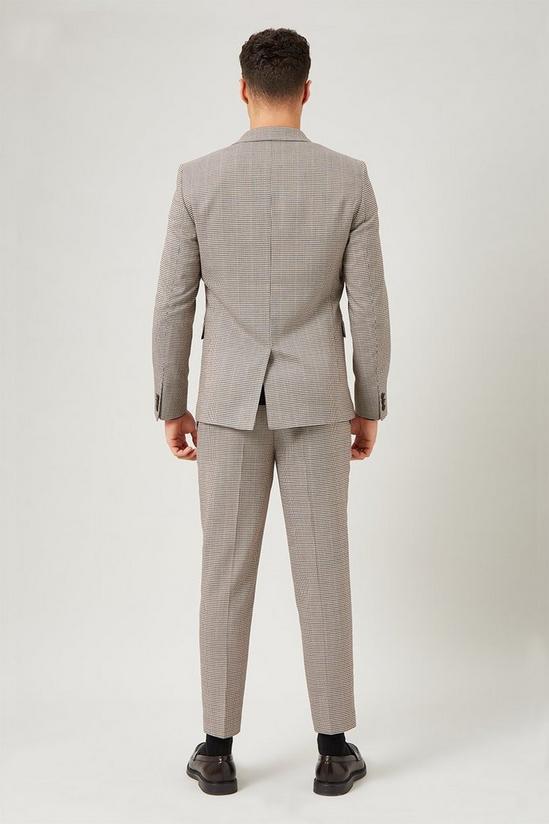 Burton Skinny Fit Multi Dogtooth Suit Jacket 3