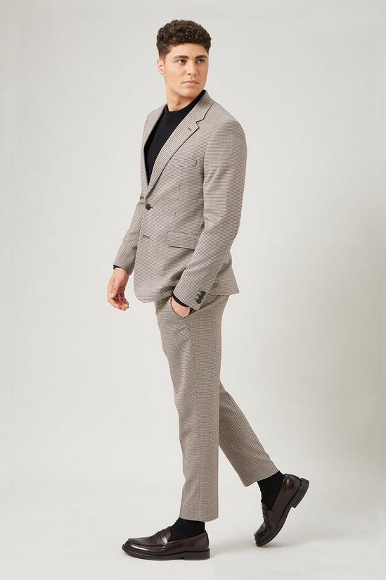 Burton Skinny Fit Multi Dogtooth Suit Jacket 4