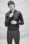 Burton 1904 Slim Fit Grey Basketweave Suit Trousers thumbnail 3