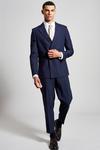 Burton Relaxed Tapered Fit Navy Bi-stretch Suit Trousers thumbnail 2
