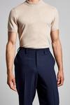 Burton Relaxed Tapered Fit Navy Bi-stretch Suit Trousers thumbnail 4